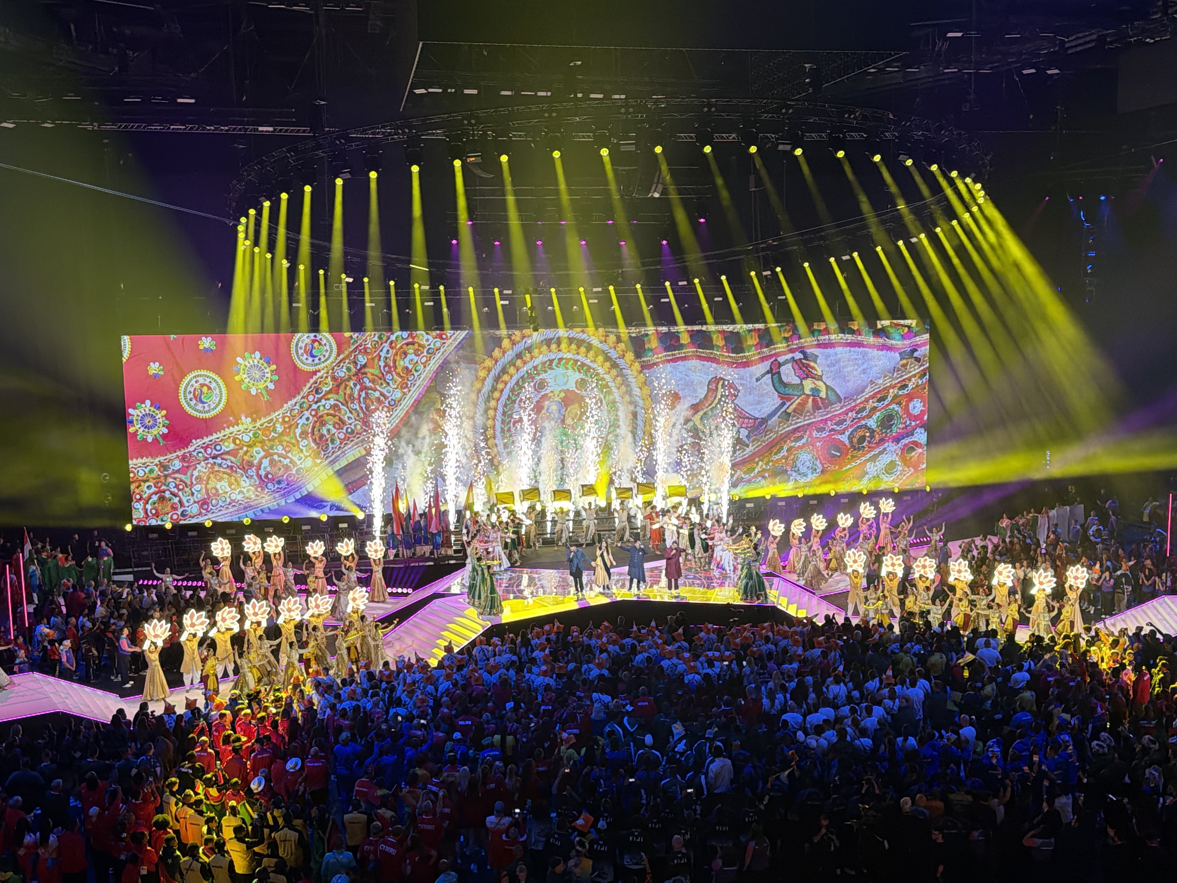 Commonwealth Games yellow